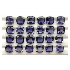 เบาะรองนั่ง4มม. ตัดเป็นชิ้นหินอัญมณีทรงหลวมแบบเหลี่ยมเพชรพลอยธรรมชาติขายส่งราคาโรงงาน - Product Image 2