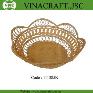 Cesta de almacenamiento de bambú barata, cesta de bambú tejida en Vietnam, cesta de almacenamiento de bambú tejida vietnamita - Product Image 2