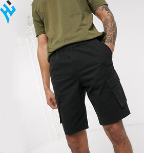 Offre Spéciale 2025 nouvelle mode hommes élégants noir grandes poches latérales Sweat Cargo Shorts - Product Image 4