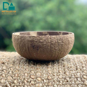 Natural Coconut Shell Bowl Tropical Style Handmade <b>Tableware</b> for Home and Restaurant - Product Image 3