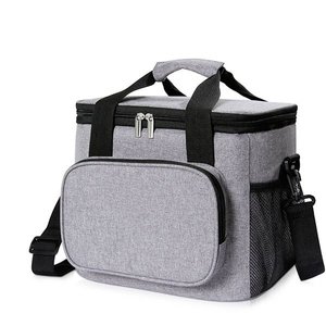 Bolsas de refrigeración Color negro portátil 100% poliéster capacidad personalizada mantener caliente aislado térmico almacenamiento de alimentos bolsa de Almuerzo - Product Image 3