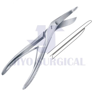 กรรไกรตัดพลาสเตอร์คีมคีมคีมเครื่องมือผ่าตัดออร์โธทันตแพทย์9นิ้ว - Product Image 2