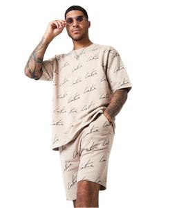 Camisetas lisas para hombre, chándal de verano/conjuntos cortos al por mayor/conjuntos dobles de gimnasio de terciopelo - Product Image 4