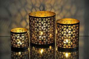 Small Best Unique Metal Votive <b>Candle</b> Stand New Designs India Commercial Buyers-<b>Copper</b> Brass Iron Glass Wood Crystal Home Use - Product Image 6