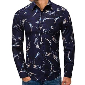 Camisa de Vestir de Manga Larga para Hombre, con Botones de Cuerno, Verano 2026, Hecha a Medida, de Alta Calidad, Suave, Transpirable, con Estampado por Transferencia de Calor - Product Image 5