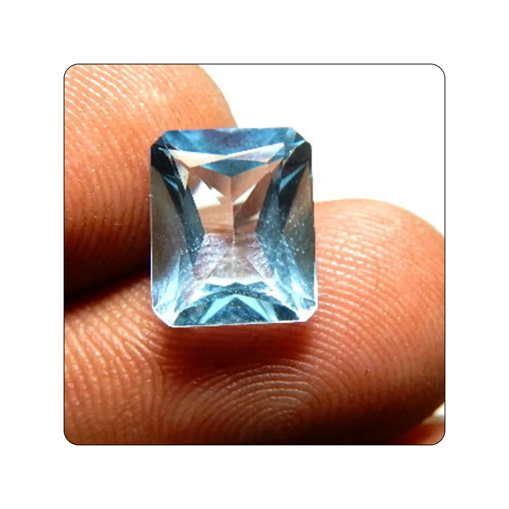Свободные драгоценные камни, синий топаз, ограненный камень, оптовая цена, высокое качество, синий топаз, ограненный камень, драгоценный камень, размер-8x10 мм