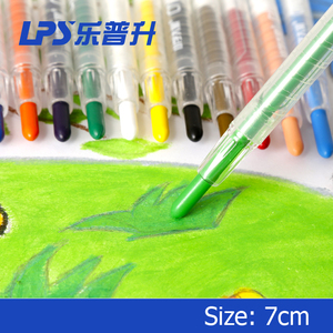 Strumenti per la pittura artistica pastello in plastica multicolore studenti Twist Up Crayon Pen Set 18 colori con scatola in PP - Product Image 6