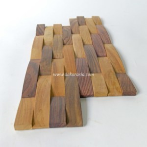 Revestimiento de pared de madera de mezcla de ondas ecológicas de primera calidad, estilo rústico antiguo moderno, decoración navideña para el hogar, decoración de pared de alta calidad - Product Image 3