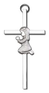 Croix d'église en laiton nickelé CRUCIFIX fournitures d'église cuivworld inde - Product Image 5