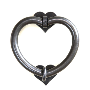 Matt <b>Black</b> <b>Heart</b> Shape Door Knocker - Product Image 6