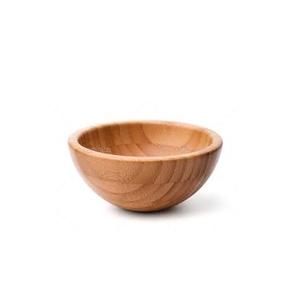 Bol à fruits secs en bois d'acacia, élégant petit bol de serveur de salade de couleur marron, vente en gros au meilleur prix en inde - Product Image 3