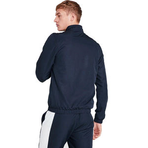 Chándal de manga larga con cremallera para hombre, traje masculino de chándal con estilo, Color azul Nevi - Product Image 5