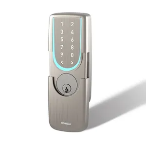 Kunci Pintu Pintar Kawalan Jauh Keselamatan Tinggi กับแอพพลิเคชั่น Wifi Digital untuk Bilik Asram Pejabat