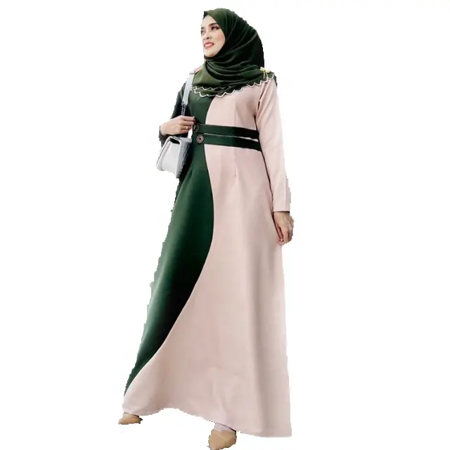 Abaya Muslim Dress High Quality Polyester Dress Fashion for Women New Type Islamic Clothing Casual Muslimah Dress