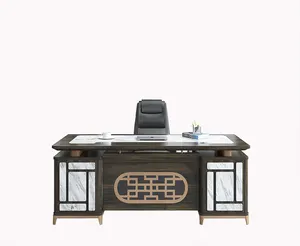 2021 סין מסורתי עיצוב מחשב שולחן במשרד L צורת בית משרד שולחן עבור משרד ריהוט