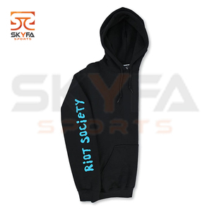 Pull à capuche imprimé en Polyester et coton de haute qualité pour homme, avec Logo personnalisé à bas prix - Product Image 5