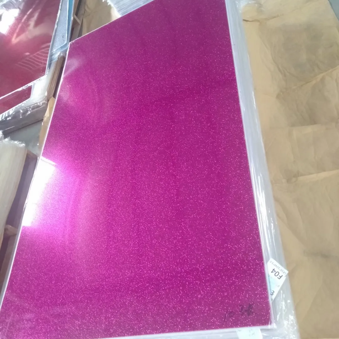 purple glitter 4ft x 6ft acrylic mirror coating cast holographic mirrored acrylic pieces sheet cutting molding