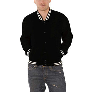 Último diseño 2024 hombres deportes moda desgaste chaqueta chaquetas de béisbol para hombre mangas personalizado béisbol bombardero Letterman Varsity chaqueta - Product Image 3