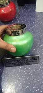 Recuerdo de latón con luz de té, urna de cremación de mascotas, suministros funerarios de Brassworld, India - Product Image 6