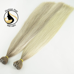 Haute Qualité Naturelle droite double dessiné cheveux bundle cheveux trame de cheveux humains produits - Product Image 1