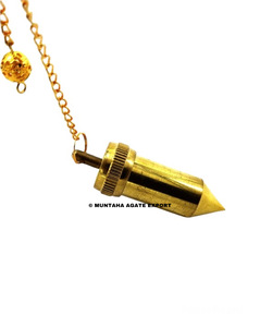 Cao cấp handmade đá quý con lắc bói toán thiết kế 18 món quà tinh thần Reiki chữa bệnh muntaha mã não - Product Image 2