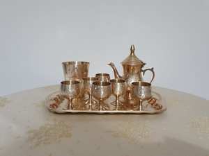 Juego de Comunión de Latón Vintage para Iglesia, Juego de Cuatro Artículos Religiosos - Product Image 4