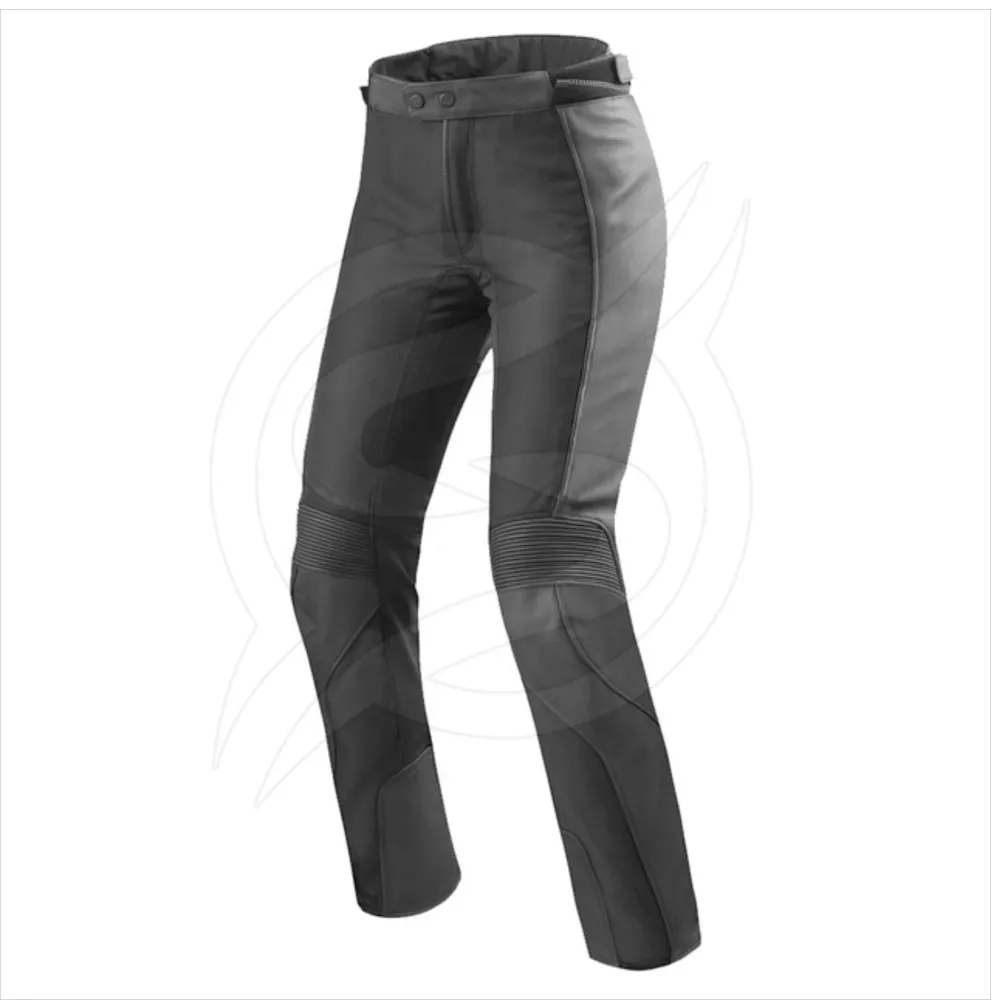 Pantalones de cuero personalizados para motociclista, pantalón de carreras para hombre