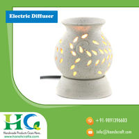 Diffuseur d'arômes électrique miniature de haute qualité, brûleur à huile en céramique artisanal |   Diffuseur d'huiles essentielles pour la fragrance d'intérieur et la décoration de la maison
