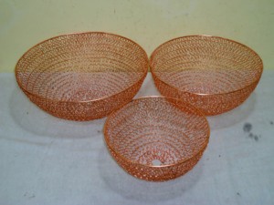 New Design Hot Sale Iron Storage Metal Mesh Grid Fruits Flower Mini <b>Basket</b> for Home Decoration - Product Image 3