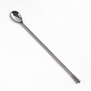 Cuchara de acero inoxidable de alta calidad, cuchara de acero con el mejor pulido de 2 piezas para barware con mango largo, tamaño personalizado y venta - Product Image 3