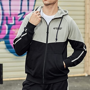 Traje deportivo con capucha para hombre, ropa deportiva de manga larga, antiarrugas - Product Image 3