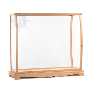Vitrine artisanale pour maquette de bateau de taille moyenne, haute qualité, non peinte, pour la décoration du salon (91,4Lx33Wx80H cm) - Product Image 2