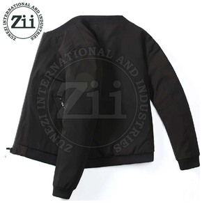 Meilleure vente de blouson d'aviateur d'hiver de haute qualité pour hommes, tissu en toile de conception personnalisée avec col montant, vente entière - Product Image 6