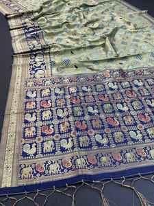 Designer tendance Banarasi soie Patola Kutchi Bandhani Sarees vêtements de mariage traditionnels pour les femmes à des tarifs de gros abordables - Product Image 5