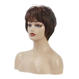 Erstaunliche Pixie Cut Bob Echthaar Perücke von Oriental Hairs Remy Virgin Haar verlängerungen und Perücken