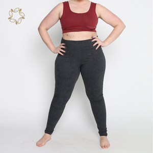 Leggings de <span class=keywords><strong>Yoga</strong></span> en chanvre Leggings en <span class=keywords><strong>coton</strong></span> biologique pour femmes pantalons de <span class=keywords><strong>Yoga</strong></span> taille haute Leggings de gymnastique pour femmes collants en <span class=keywords><strong>coton</strong></span> - Product Image 6