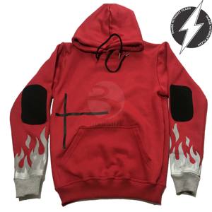 Sweat-shirt à capuche avec imprimé personnalisé 3M pour hommes, sweat-shirt bon marché de haute qualité, imprimé votre logo sur 3M - Product Image 3