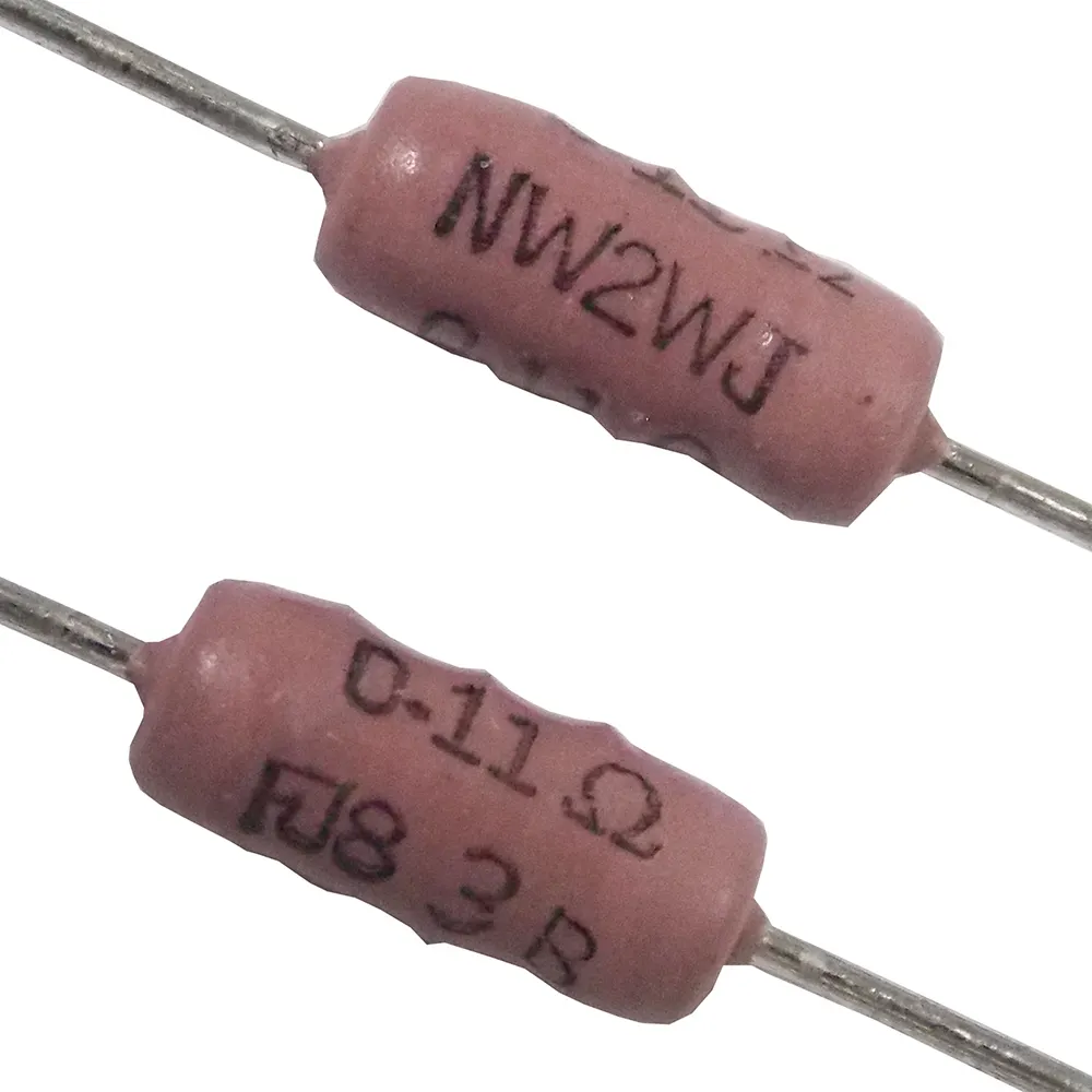 Tayvan üreticisi KNP tel yara olmayan endüktif hassas direnç, süper küçük tip 1/2W ~ 10W