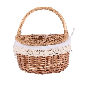 ตะกร้าปิกนิกหวายธรรมชาติทำมือคุณภาพสูงทำมือจากโรงงานเวียดนาม - Product Image 3