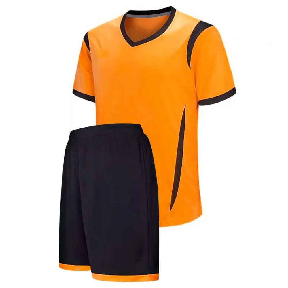 Factory Products Short Sleeves Adult Kids Size Football Jersey Custom Color Soccer Uniform sets for sale made in Pakistan