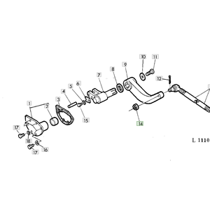 Pieza de tuerca de tractor JD Premium 14M7395 Componente de repuesto confiable para mantenimiento y reparación de tractores JD - Product Image 4