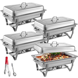 Findking — ensemble de plats à gaufres, chauffe-aliments, en acier inoxydable, pour fête de mariage, hôtel et restaurant, utilisation du meilleur design - Product Image 6