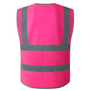 Gilet de sécurité d'ingénieur Construction avec logo Gilet à bande haute visibilité Gilet de sécurité réfléchissant Vêtements de travail d'hiver haute visibilité - Product Image 2