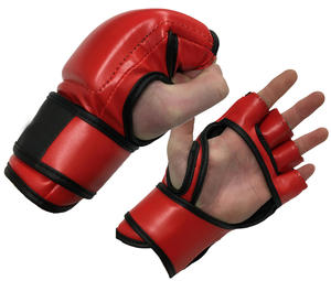 ถุงมือ Mma แบบครึ่งนิ้ว,ถุงมือศิลปะการต่อสู้แบบผสมโลโก้แบบมืออาชีพ - Product Image 4