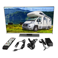 DC 12V Norme Européenne DVB-T2/S2 Android TV 21.5 "23.6" FHD Télévision pour Caravane