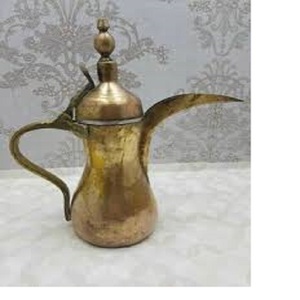 Traditional Appearance Kitchen Accessory Brass Coffee pot dallah for home and restaurants - Product Image 1