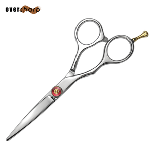 Lefty 5.5 Inch Stainless Steel Sharp Barber Scissors with <b>Mirror</b> Polish Premium Tools - Product Image 3
