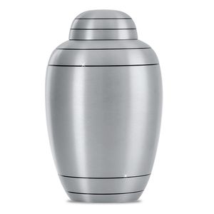 METALLIC ELEGANCE Adult Cremation <b>Urn</b> for Human Ashes American Style <b>Large</b> Male Female Size 220 Cubic Inches Funeral Supplies - Product Image 3