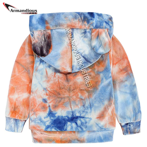 Ropa de bebé de alta calidad Unisex, traje deportivo de lana de Color sólido, chándal de dos piezas para bebé y niño - Product Image 6