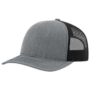 Gorra de béisbol de malla para camionero, gorra de béisbol lisa con bordado 3D, color negro, 6 paneles decky, alta calidad, precio barato, venta al por mayor - Product Image 2